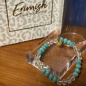 Erimish Turquoise & Clear Single